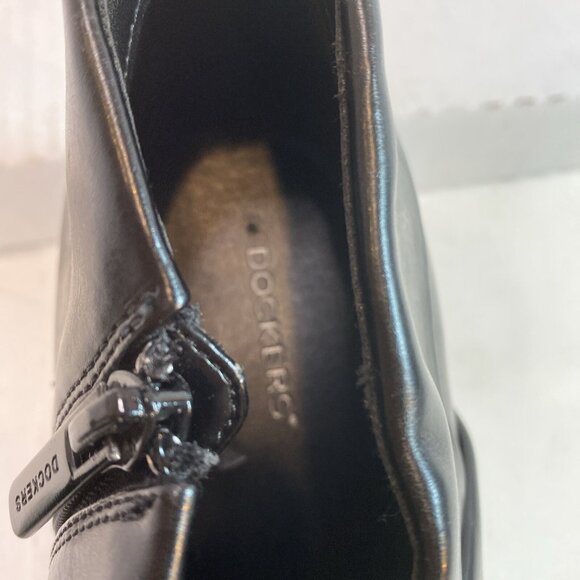 Dockers Zippered Faux Leather Block Heel Ankle Boots 11M - Picture 9 of 13